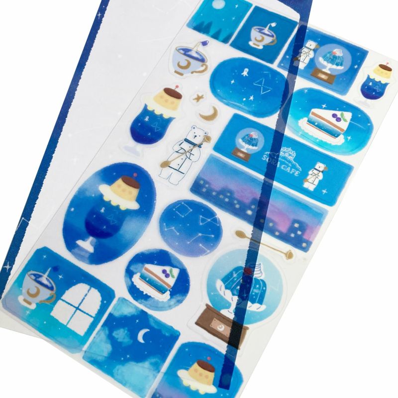 Sora Cafe - Night Sticker
