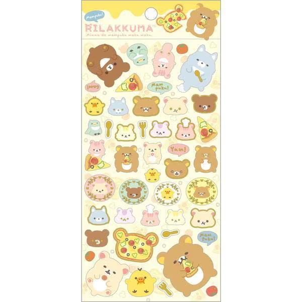Rilakkuma - Everyone is Full Stickers