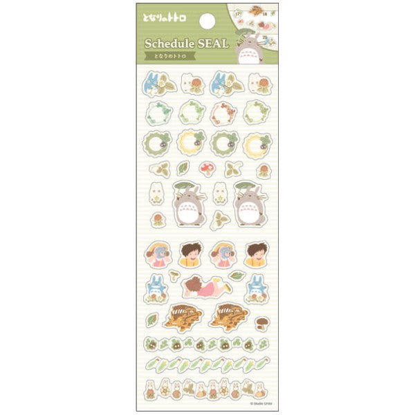 Ghibli - Totoro Schedule Stickers