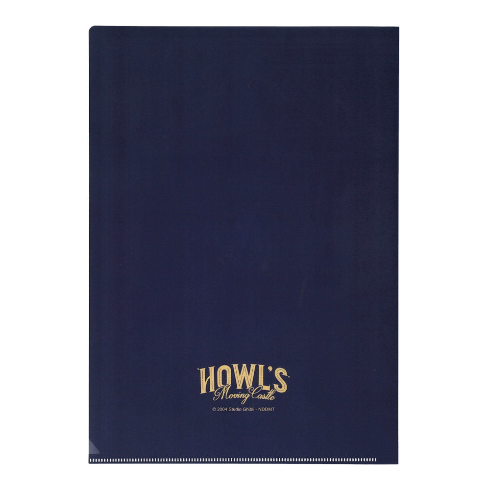 Ghibli - Howl's Moving Castle Retro Frame A4 File Folder