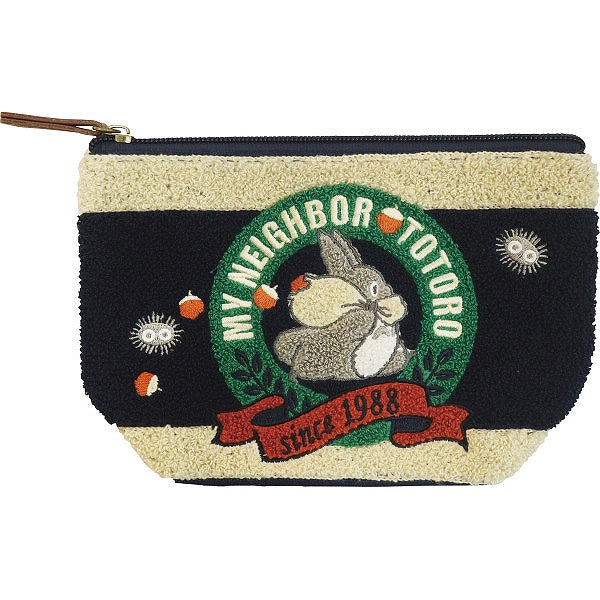 Ghibli - Totoro Gathering Acorns Chenille Pouch
