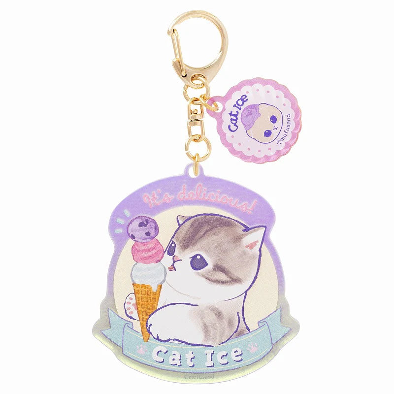 Mofusand - Ice Cream Acrylic Keychain Holder