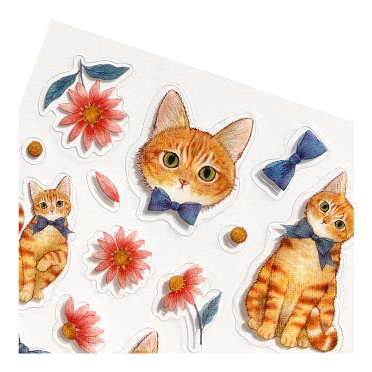Miki Takei - Ginger Cat Stickers