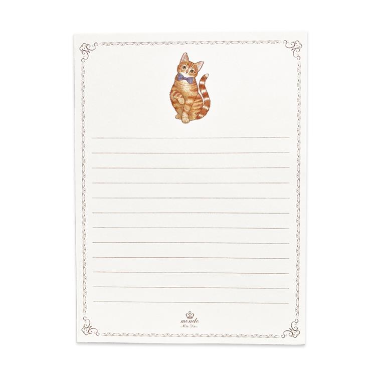 Miki Takei - Ginger Cat Letter Set