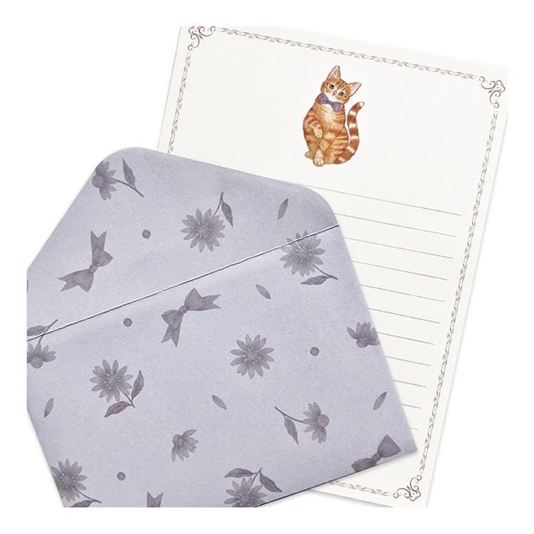 Miki Takei - Ginger Cat Letter Set