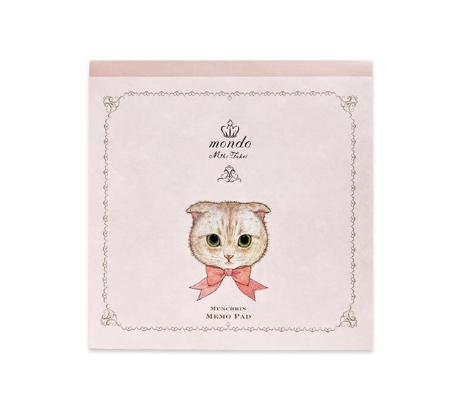 Miki Takei - Munchkin Cat Memo Pad
