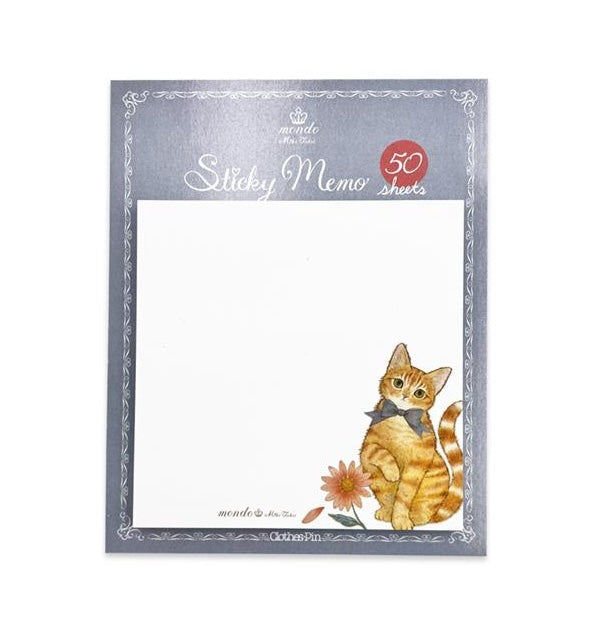 Miki Takei - Ginger Cat Sticky Memo