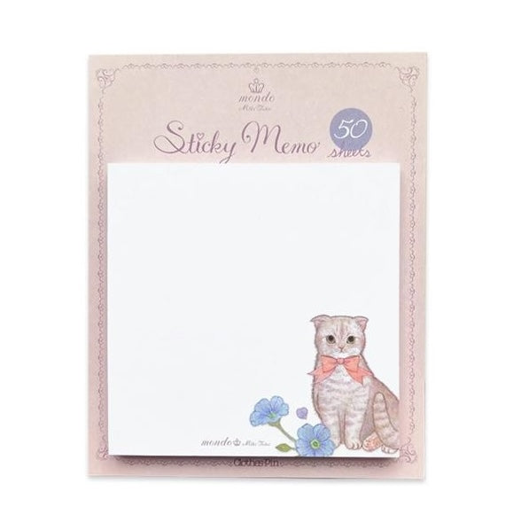 Miki Takei - Munchkin Cat Sticky Memo