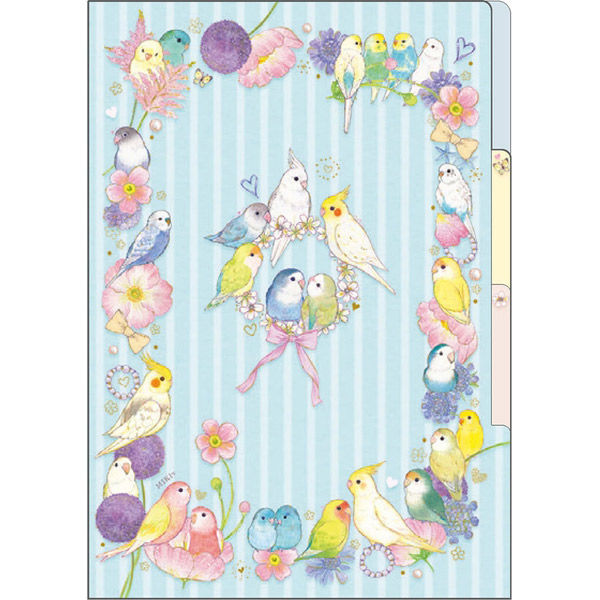 Miki Takei - Flowery 3 Pocket File Folder