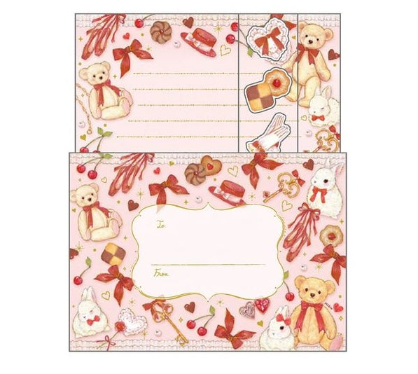 Miki Takei - Bunny and Teddy Bear Letter Set