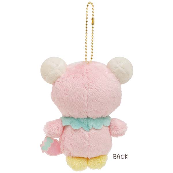 Rilakkuma - Strawberry Korilakkuma Keychain Plushie