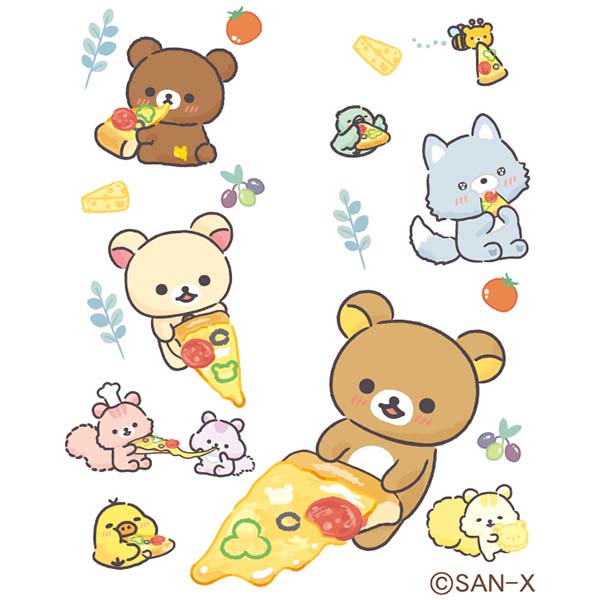 Rilakkuma - Everyone is Full Sarasa 4+1 Pen