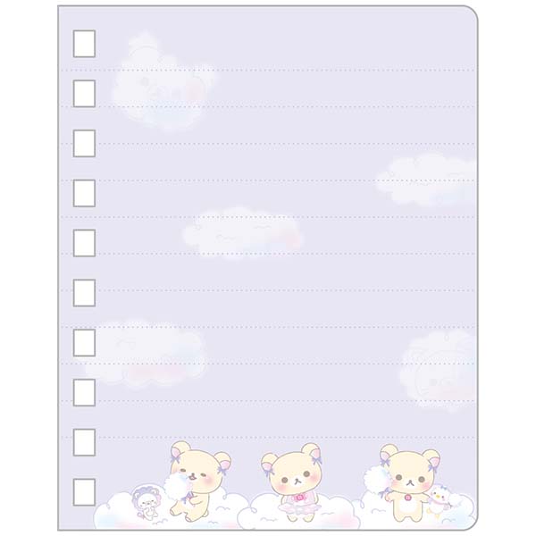 Rilakkuma - Curly Cotton Candy in the Sky Small Ring Note (A)