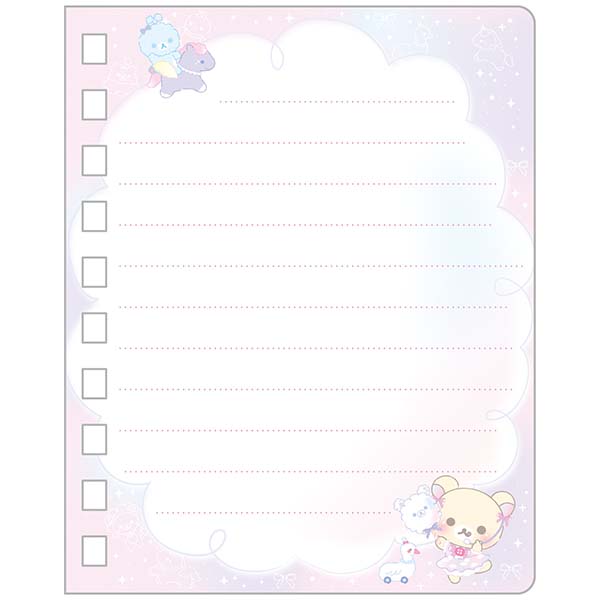 Rilakkuma - Curly Cotton Candy in the Sky Small Ring Note (B)