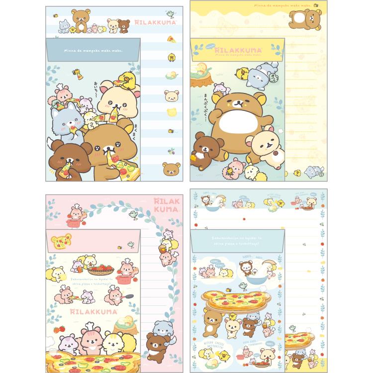 Rilakkuma - Everyone is Full Letter Set (A)