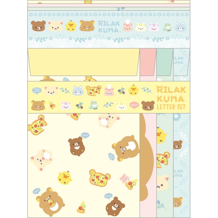 Rilakkuma - Everyone is Full Letter Set (B)