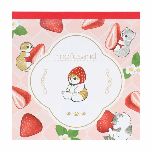 Mofusand - Strawberry Square Memopad
