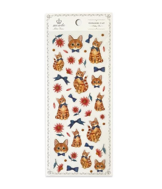 Miki Takei - Ginger Cat Stickers