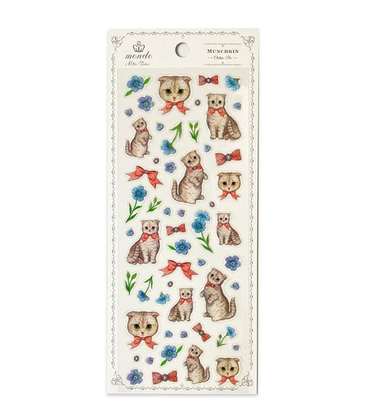 Miki Takei - Munchkin Cat Stickers