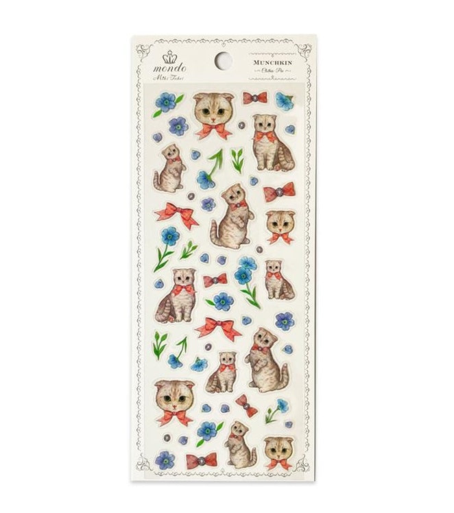 Miki Takei - Munchkin Cat Stickers
