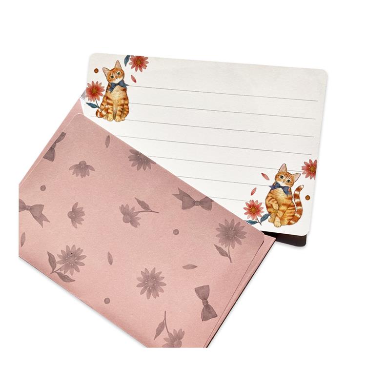 Miki Takei - Ginger Cat Mini Letter Set