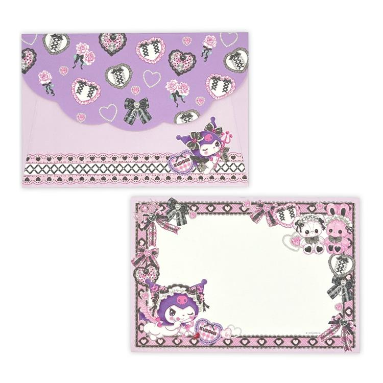 Sanrio x Amenomori Fumika - Kuromi Letter Set