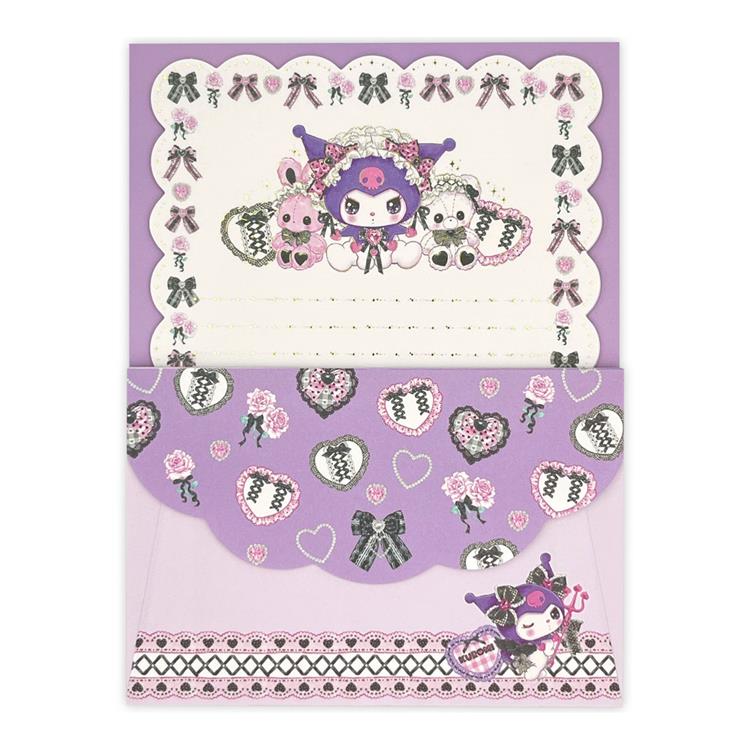 Sanrio x Amenomori Fumika - Kuromi Letter Set