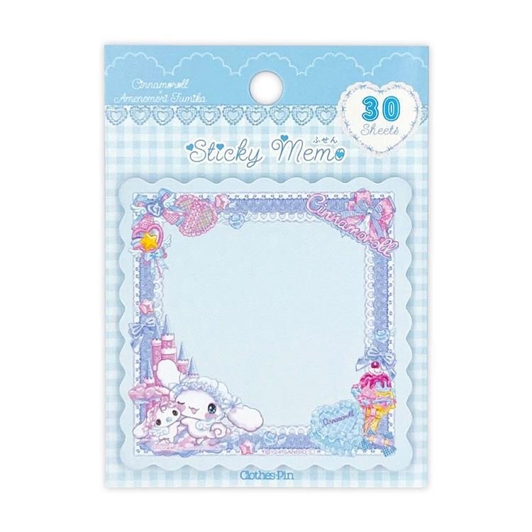 Sanrio x Amenomori Fumika - Cinnamoroll Sticky Notes