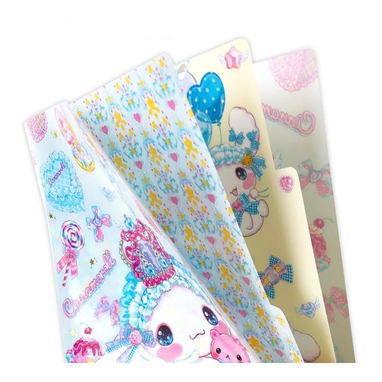 Sanrio x Amenomori Fumika - Cinnamoroll A5 3 Pocket File Folder