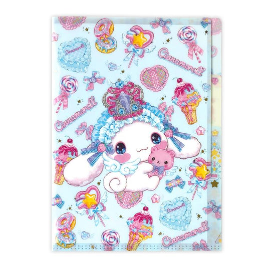 Sanrio x Amenomori Fumika - Cinnamoroll A5 3 Pocket File Folder