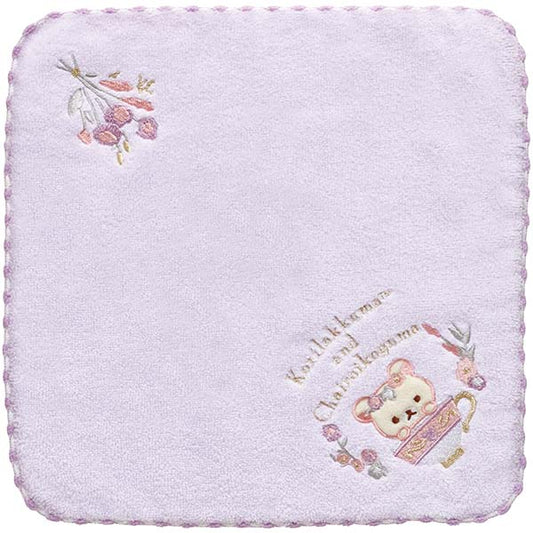 Rilakkuma - Flower Tea Time Tea Lavender Hand Towel