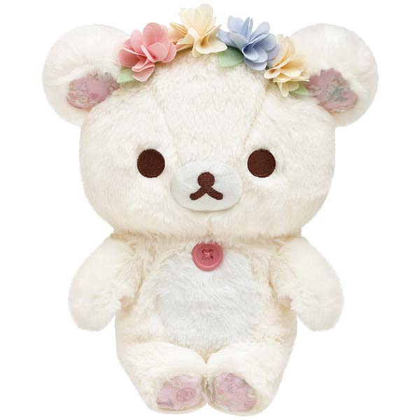 Rilakkuma - Flower Tea Time Tea Korilakkuma Flower Crown Plushie