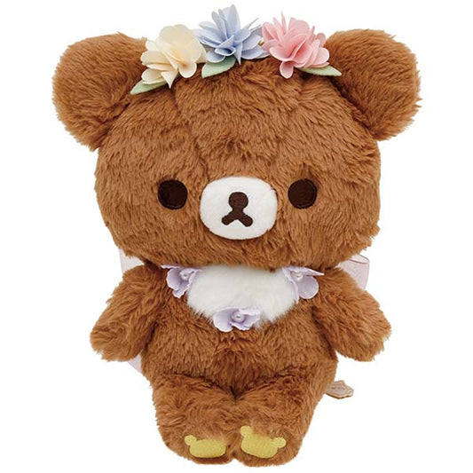 Rilakkuma - Flower Tea Time Tea Chairoikoguma Flower Crown Plushie