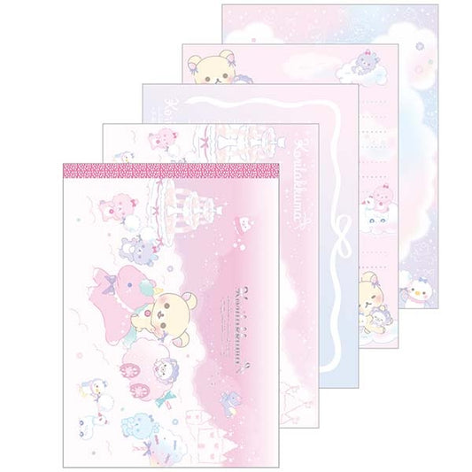 Rilakkuma - Curly Cotton Candy in the Sky Notepad (B)