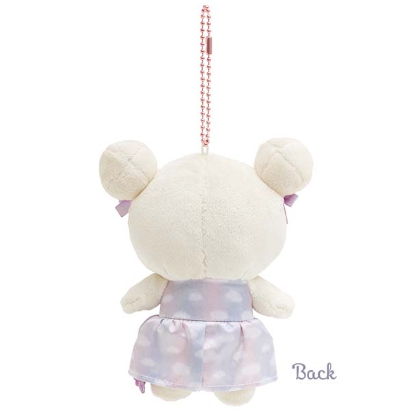 Rilakkuma - Curly Cotton Candy in the Sky Korilakkuma Keychain Plush