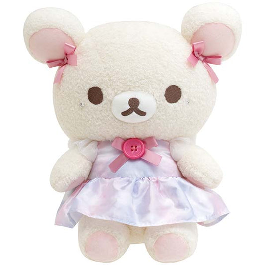 Rilakkuma - Curly Cotton Candy in the Sky Korilakkuma Plush (M)