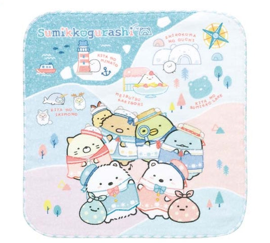 Sumikko Gurashi - Shirokuma's Hometown Hand Towel (A)