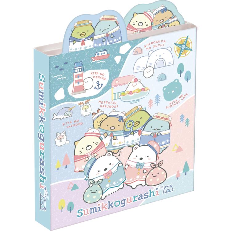 Sumikko Gurashi - Shirokuma's Hometown Foldable Memo (A)