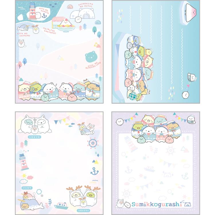 Sumikko Gurashi - Shirokuma's Hometown Foldable Memo (A)