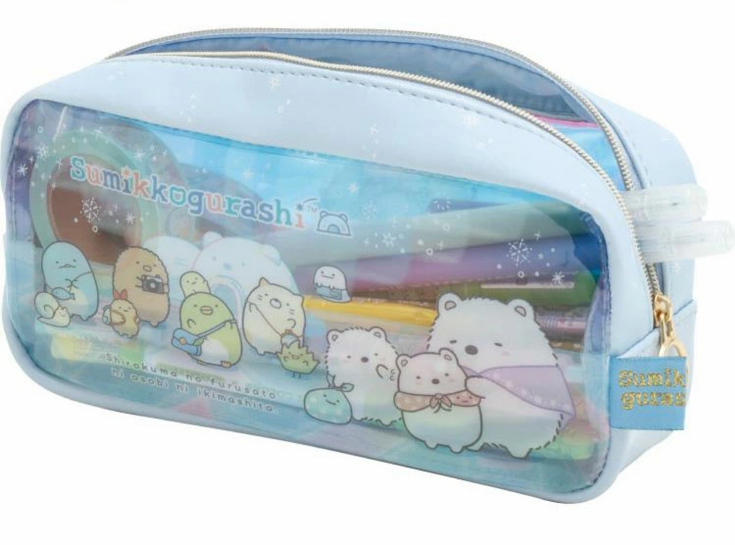 Sumikko Gurashi - Shirokuma's Hometown Aurora Pen Pouch